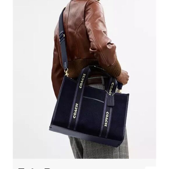 🔥🎁NWT! Coach Smith Tote Bag in Regenerate Cotton CCL68 Msrp:$428 - Picture 3 of 9